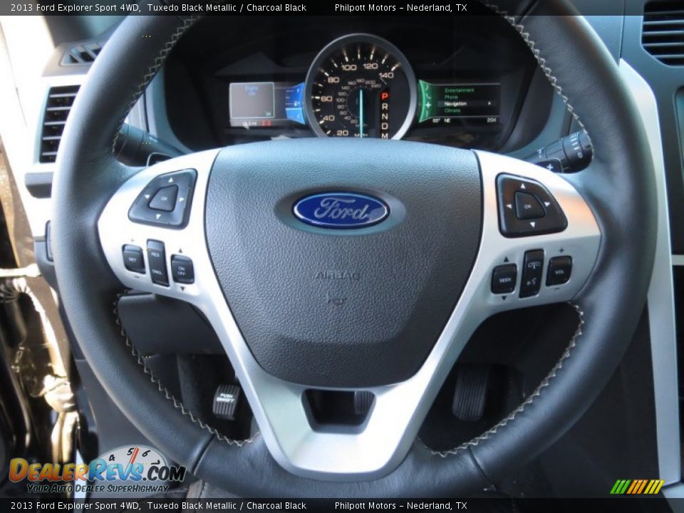 2013 Ford Explorer Sport 4WD Steering Wheel Photo #32