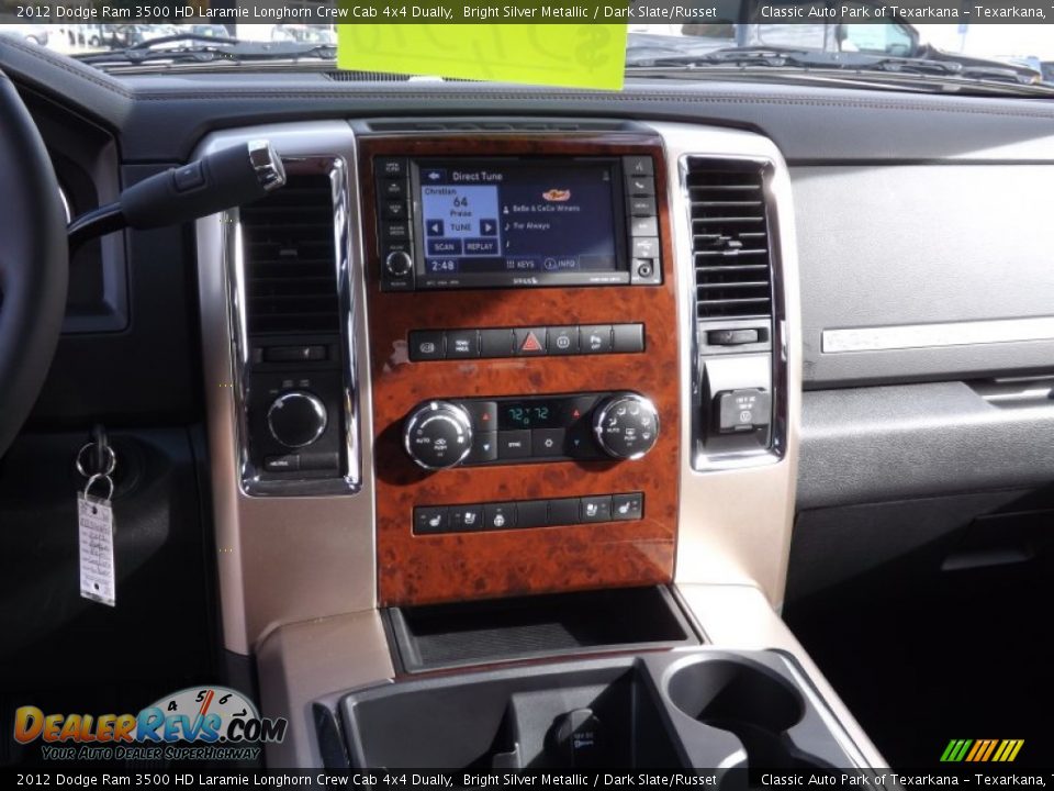 Controls of 2012 Dodge Ram 3500 HD Laramie Longhorn Crew Cab 4x4 Dually Photo #9