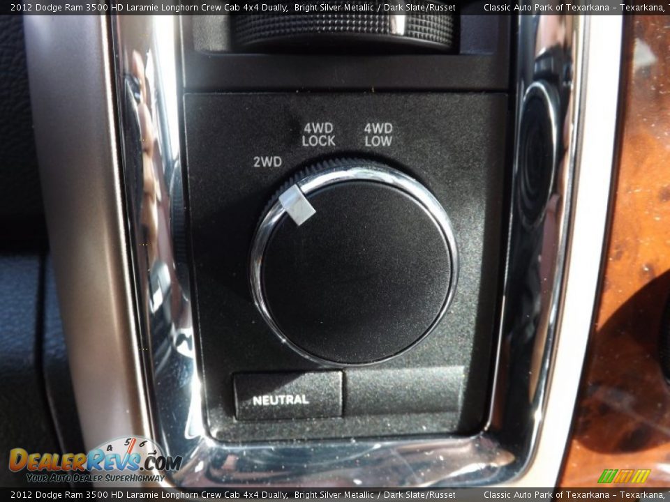 2012 Dodge Ram 3500 HD Laramie Longhorn Crew Cab 4x4 Dually Bright Silver Metallic / Dark Slate/Russet Photo #11