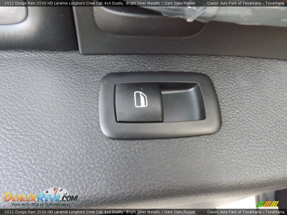 2012 Dodge Ram 3500 HD Laramie Longhorn Crew Cab 4x4 Dually Bright Silver Metallic / Dark Slate/Russet Photo #19