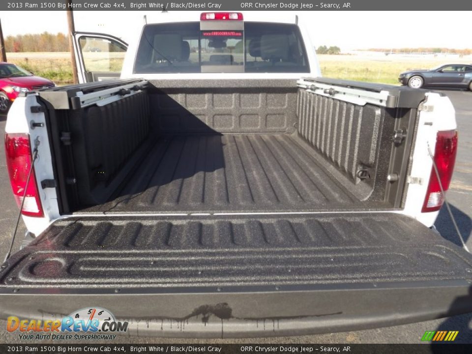 2013 Ram 1500 Big Horn Crew Cab 4x4 Bright White / Black/Diesel Gray Photo #15