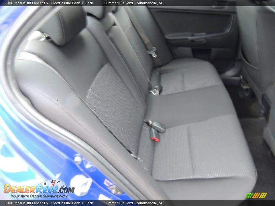 2008 Mitsubishi Lancer ES Electric Blue Pearl / Black Photo #10