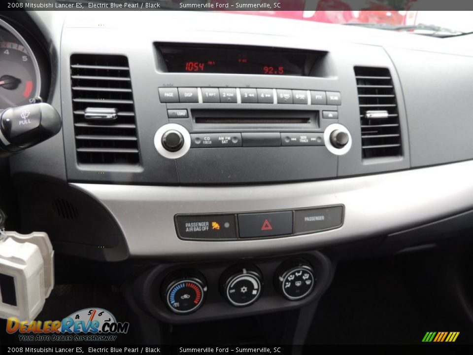 2008 Mitsubishi Lancer ES Electric Blue Pearl / Black Photo #20