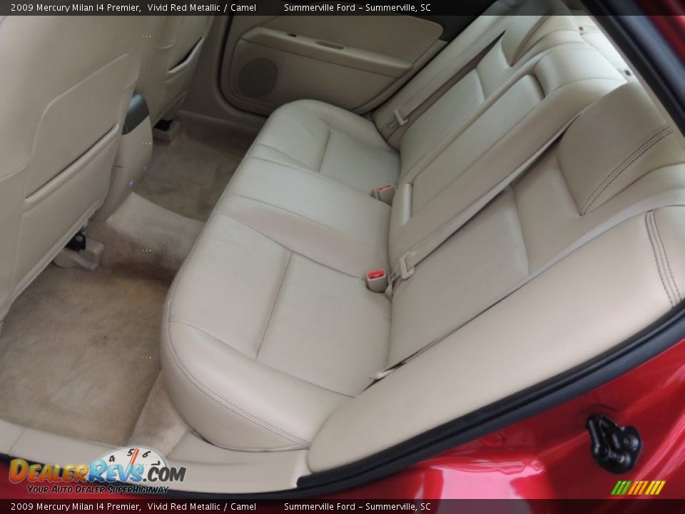 2009 Mercury Milan I4 Premier Vivid Red Metallic / Camel Photo #8