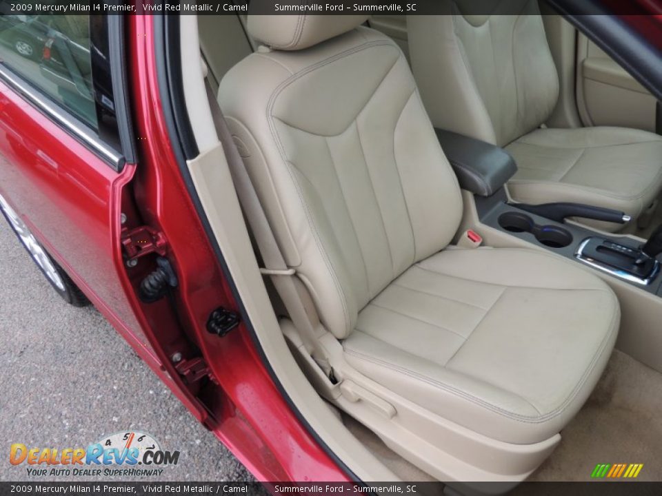 2009 Mercury Milan I4 Premier Vivid Red Metallic / Camel Photo #10