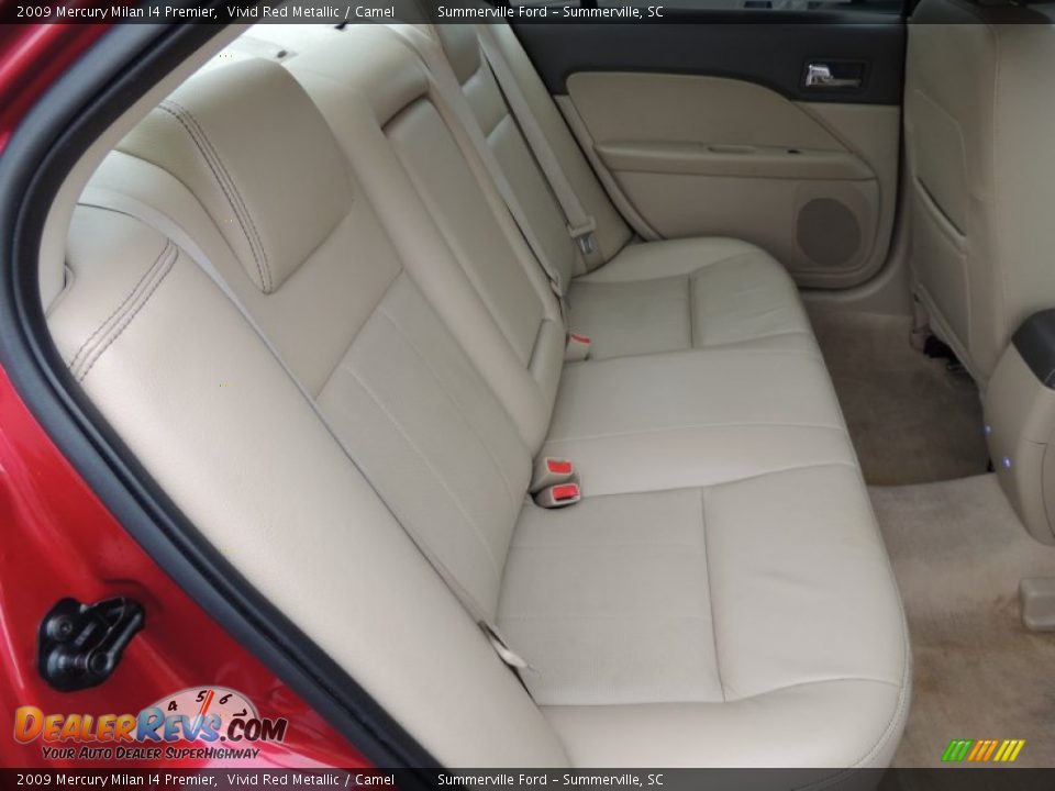 2009 Mercury Milan I4 Premier Vivid Red Metallic / Camel Photo #12