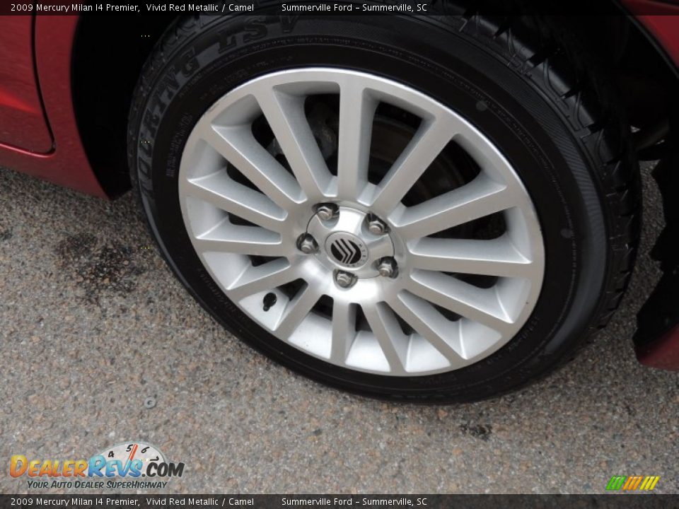 2009 Mercury Milan I4 Premier Vivid Red Metallic / Camel Photo #18