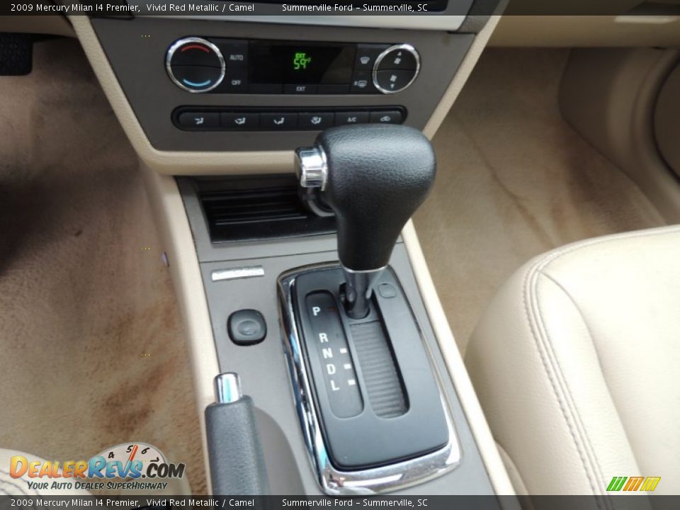 2009 Mercury Milan I4 Premier Vivid Red Metallic / Camel Photo #21