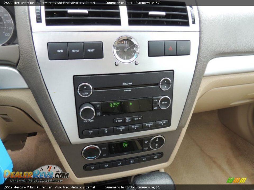 2009 Mercury Milan I4 Premier Vivid Red Metallic / Camel Photo #22
