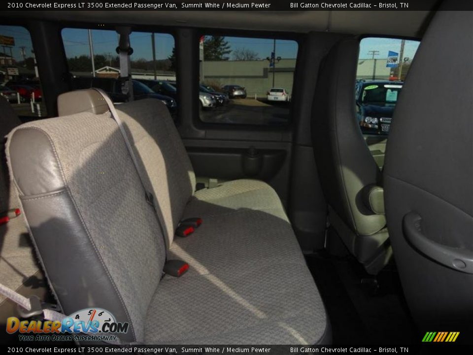2010 Chevrolet Express LT 3500 Extended Passenger Van Summit White / Medium Pewter Photo #5