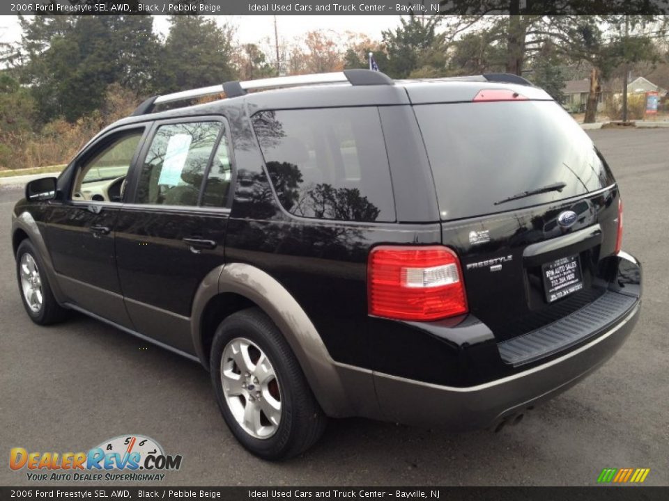 2006 Ford Freestyle SEL AWD Black / Pebble Beige Photo #14