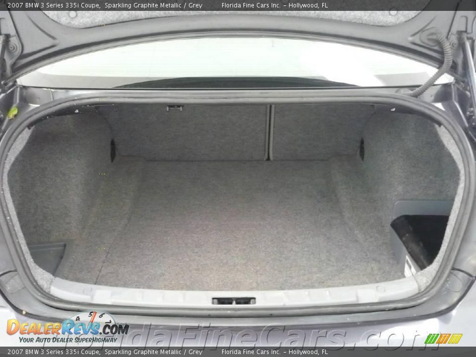 2007 BMW 3 Series 335i Coupe Sparkling Graphite Metallic / Grey Photo #10