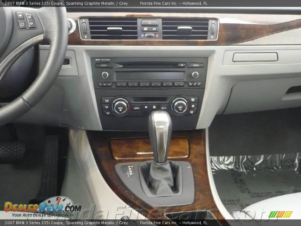 2007 BMW 3 Series 335i Coupe Sparkling Graphite Metallic / Grey Photo #17