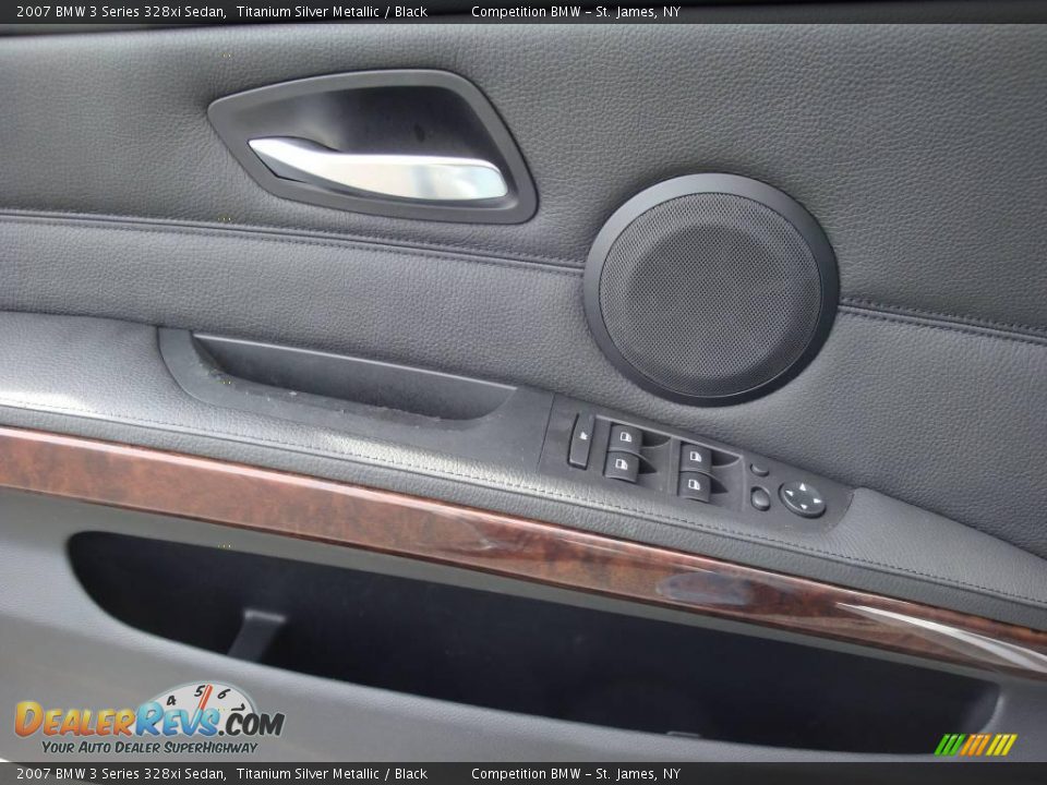 2007 BMW 3 Series 328xi Sedan Titanium Silver Metallic / Black Photo #8