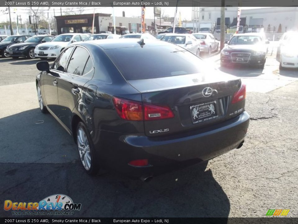2007 Lexus IS 250 AWD Smoky Granite Mica / Black Photo #4
