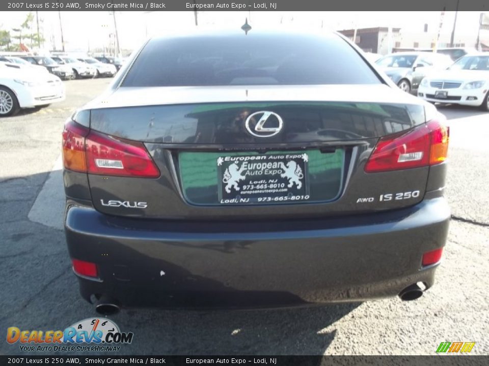 2007 Lexus IS 250 AWD Smoky Granite Mica / Black Photo #5