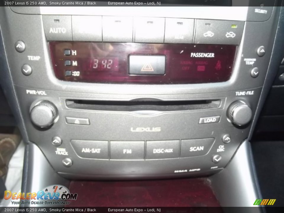 2007 Lexus IS 250 AWD Smoky Granite Mica / Black Photo #32