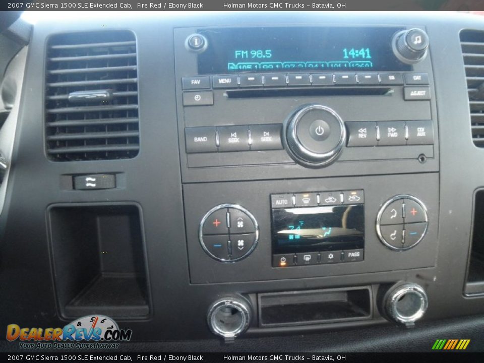 2007 GMC Sierra 1500 SLE Extended Cab Fire Red / Ebony Black Photo #7