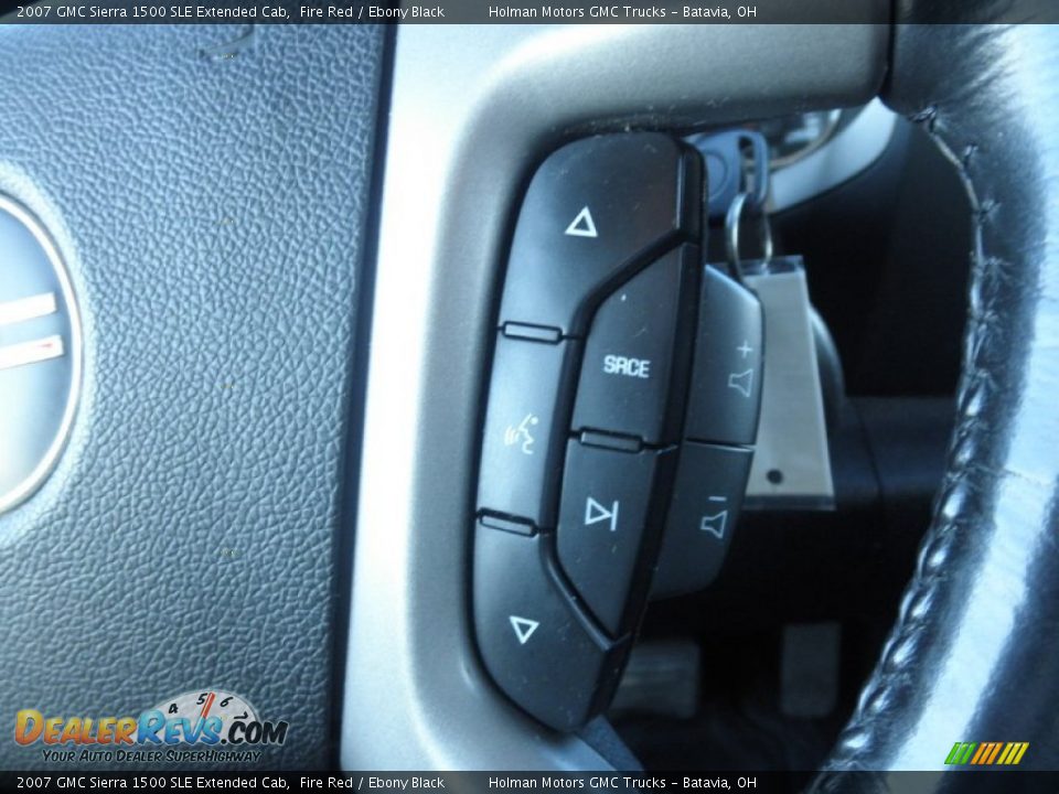 2007 GMC Sierra 1500 SLE Extended Cab Fire Red / Ebony Black Photo #8