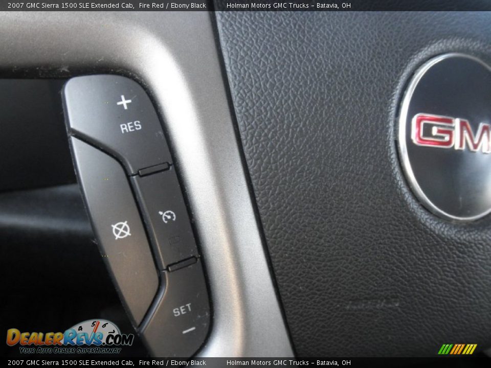 2007 GMC Sierra 1500 SLE Extended Cab Fire Red / Ebony Black Photo #9