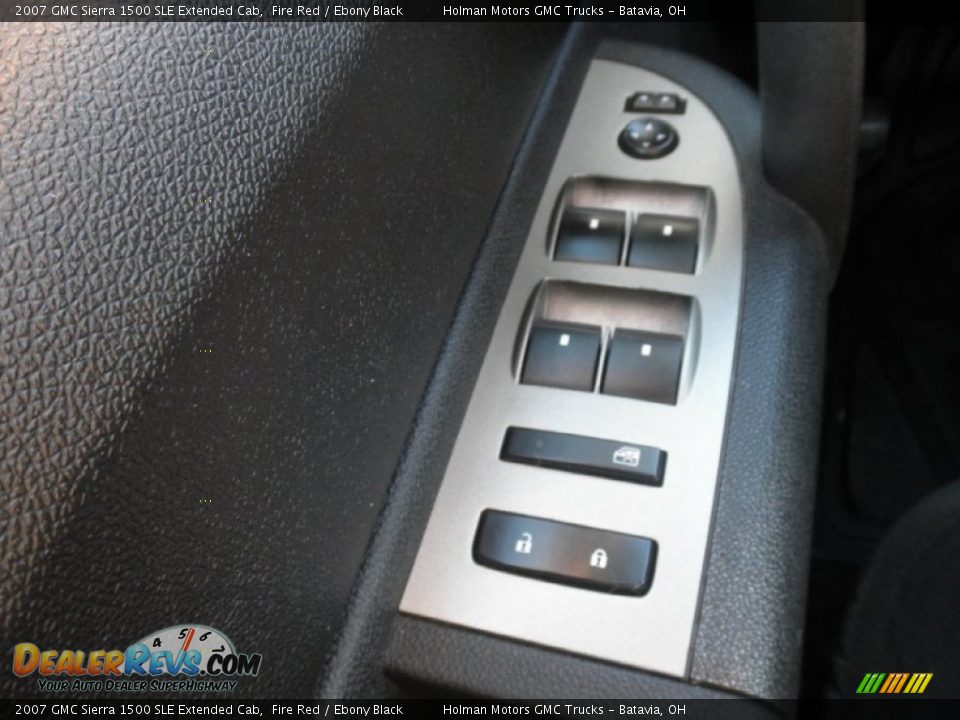 2007 GMC Sierra 1500 SLE Extended Cab Fire Red / Ebony Black Photo #11