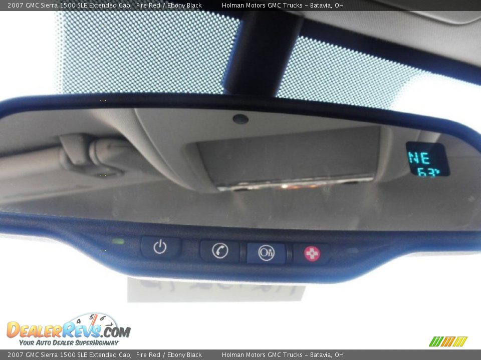 2007 GMC Sierra 1500 SLE Extended Cab Fire Red / Ebony Black Photo #12