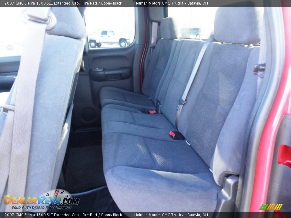 2007 GMC Sierra 1500 SLE Extended Cab Fire Red / Ebony Black Photo #14