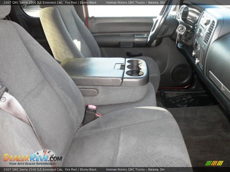 2007 GMC Sierra 1500 SLE Extended Cab Fire Red / Ebony Black Photo #20