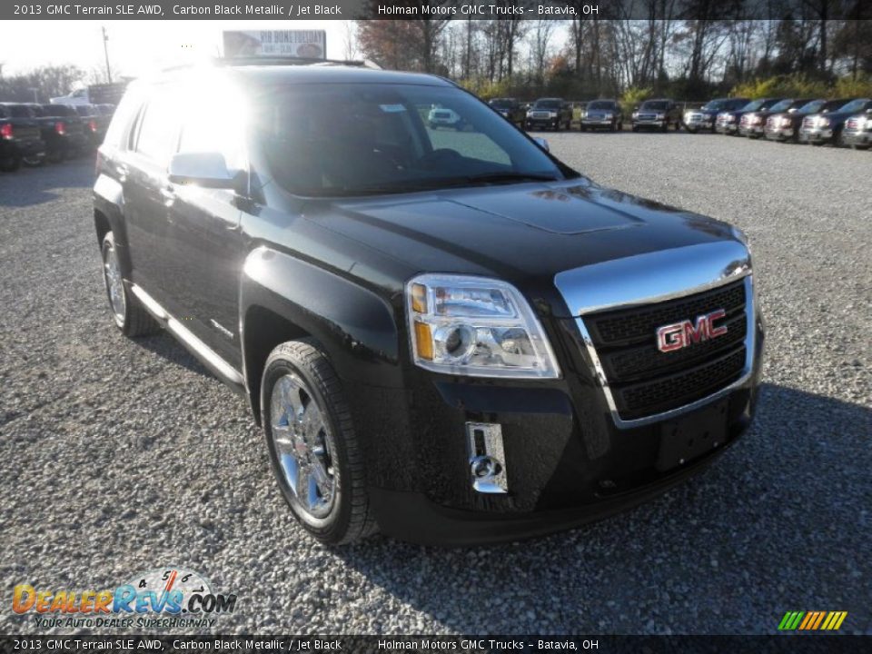 2013 GMC Terrain SLE AWD Carbon Black Metallic / Jet Black Photo #2