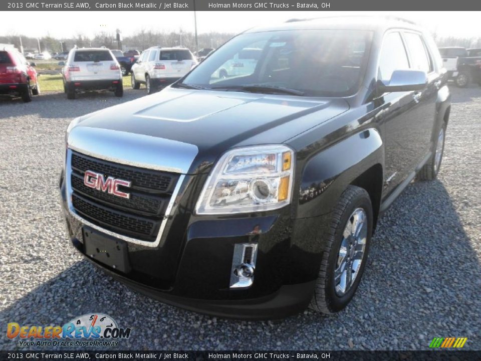 2013 GMC Terrain SLE AWD Carbon Black Metallic / Jet Black Photo #3