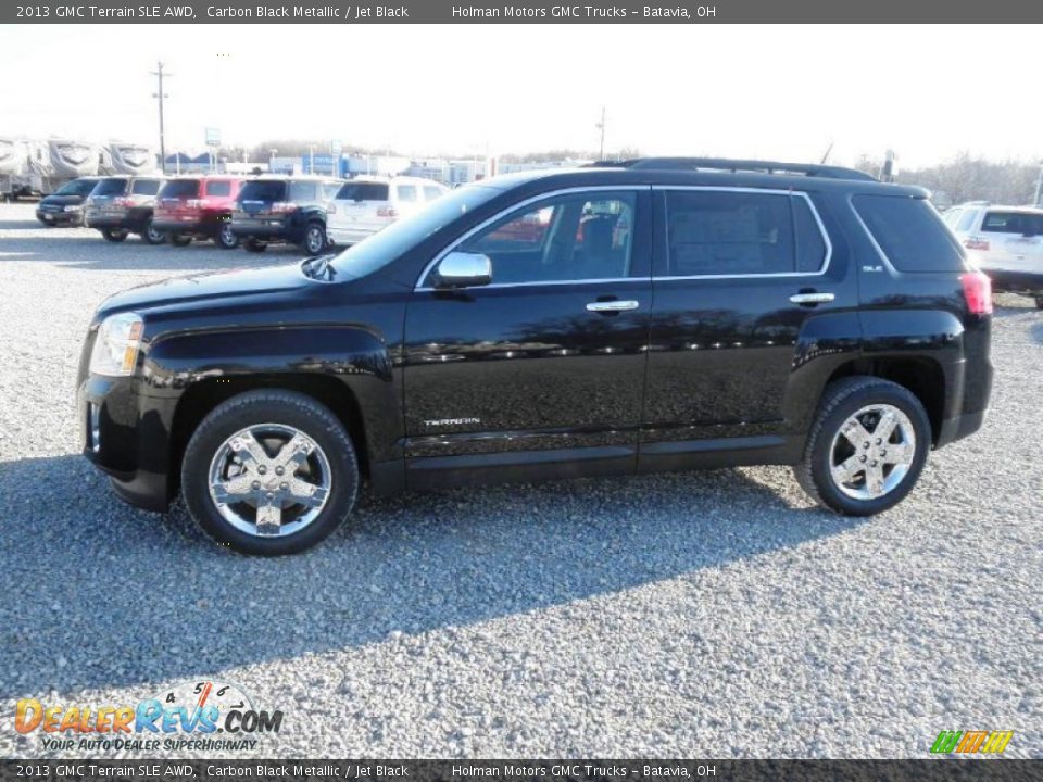 2013 GMC Terrain SLE AWD Carbon Black Metallic / Jet Black Photo #4