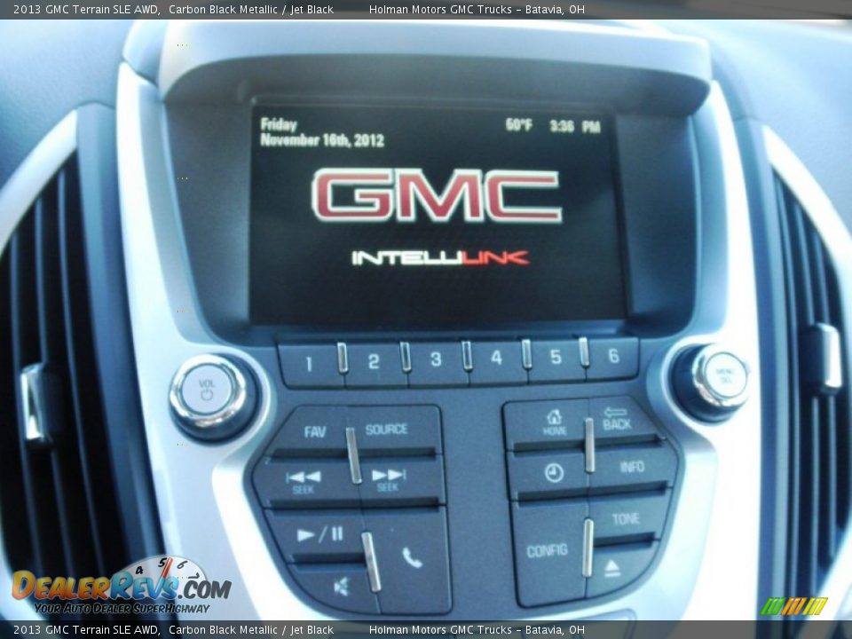 2013 GMC Terrain SLE AWD Carbon Black Metallic / Jet Black Photo #7