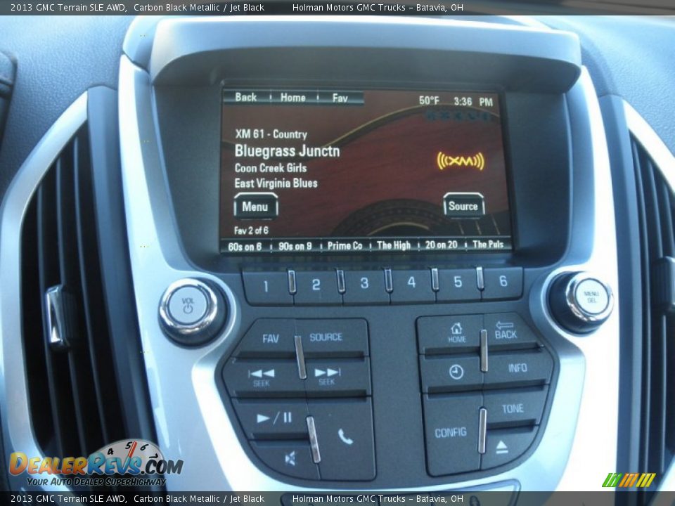 2013 GMC Terrain SLE AWD Carbon Black Metallic / Jet Black Photo #9