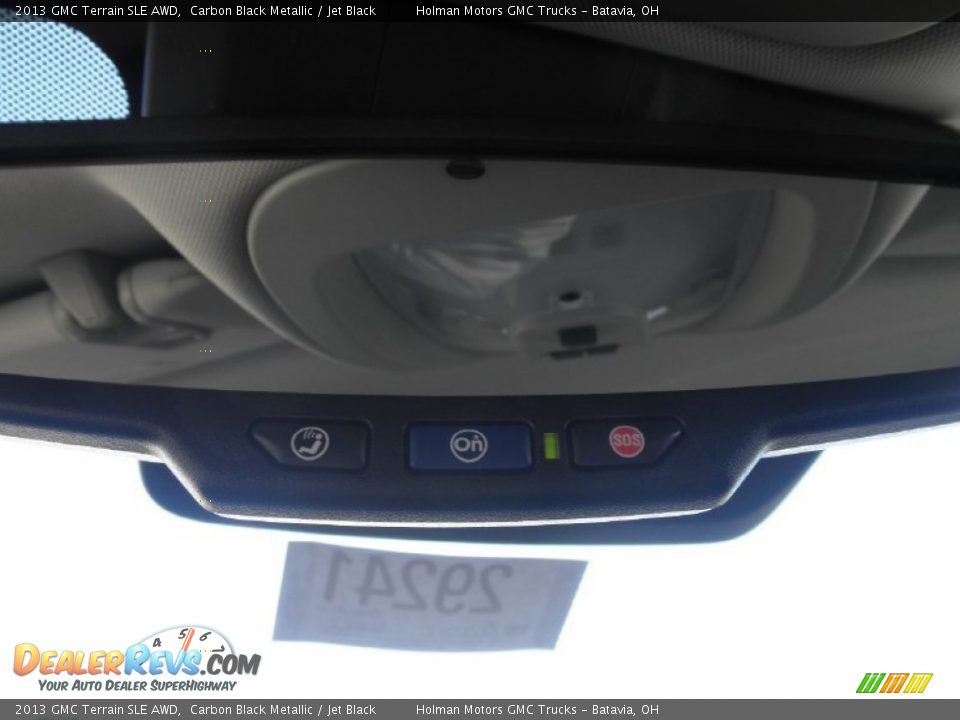 2013 GMC Terrain SLE AWD Carbon Black Metallic / Jet Black Photo #13