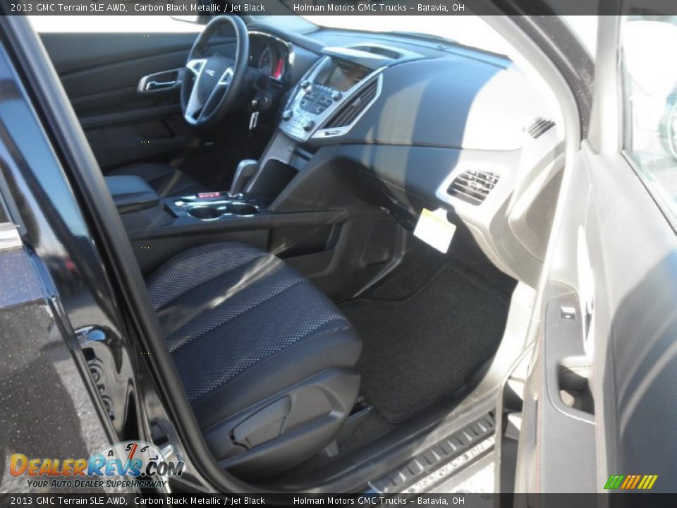 2013 GMC Terrain SLE AWD Carbon Black Metallic / Jet Black Photo #22