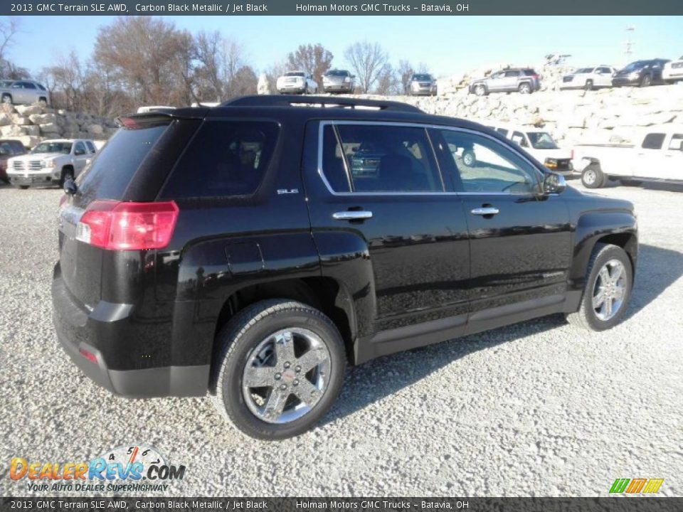 2013 GMC Terrain SLE AWD Carbon Black Metallic / Jet Black Photo #24