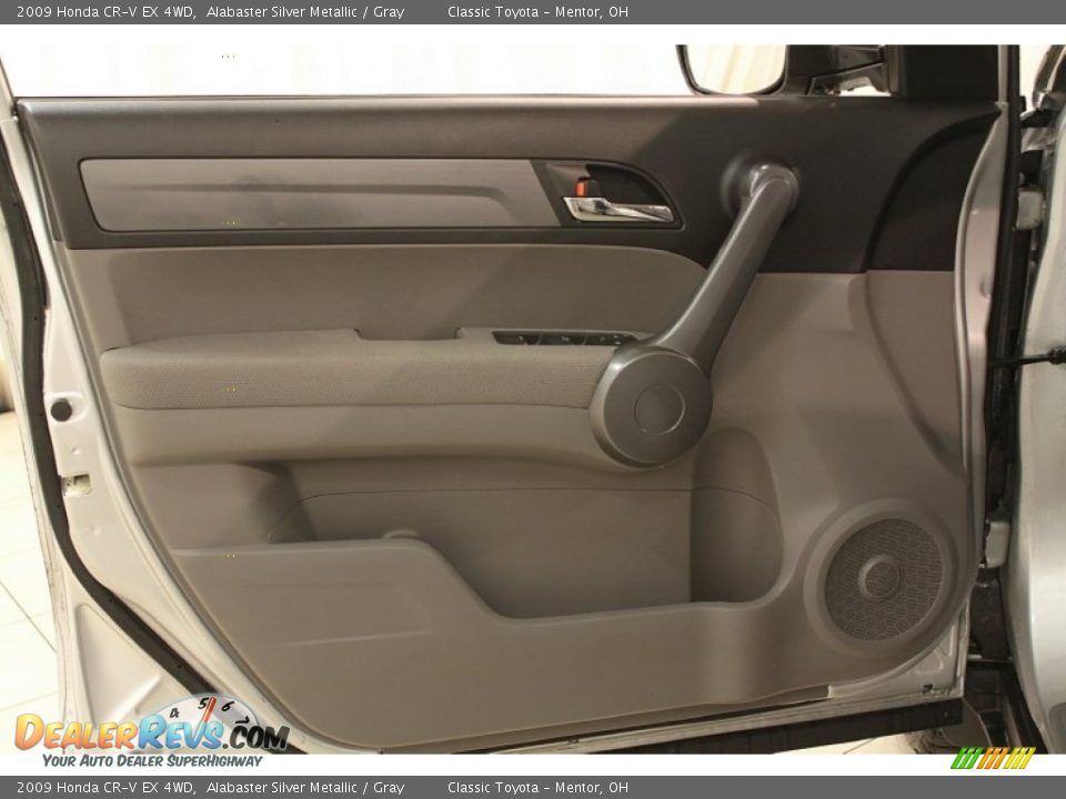 2009 Honda CR-V EX 4WD Alabaster Silver Metallic / Gray Photo #5