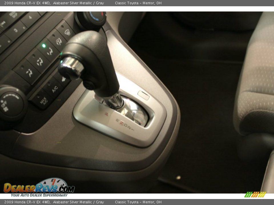 2009 Honda CR-V EX 4WD Alabaster Silver Metallic / Gray Photo #10