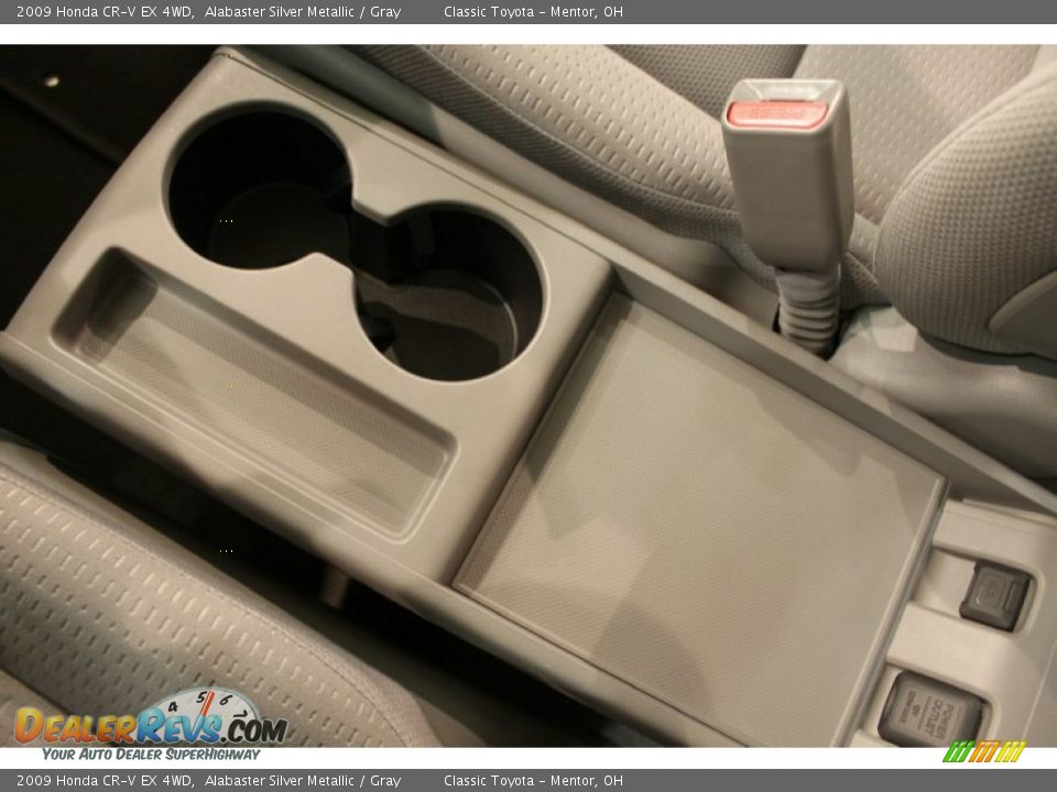 2009 Honda CR-V EX 4WD Alabaster Silver Metallic / Gray Photo #11