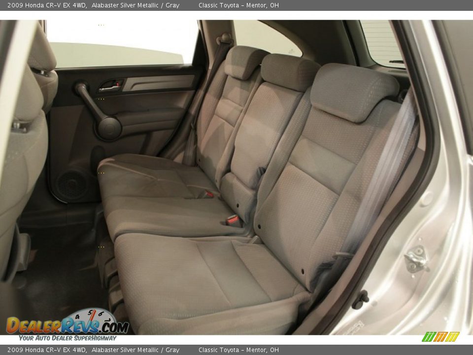 2009 Honda CR-V EX 4WD Alabaster Silver Metallic / Gray Photo #14