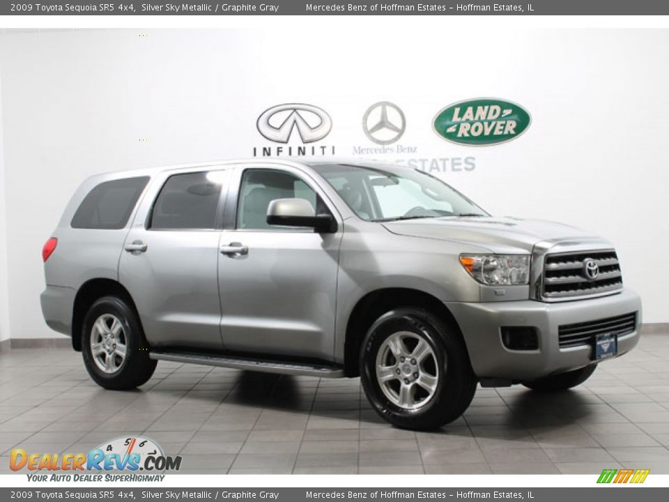 2009 Toyota Sequoia SR5 4x4 Silver Sky Metallic / Graphite Gray Photo #1
