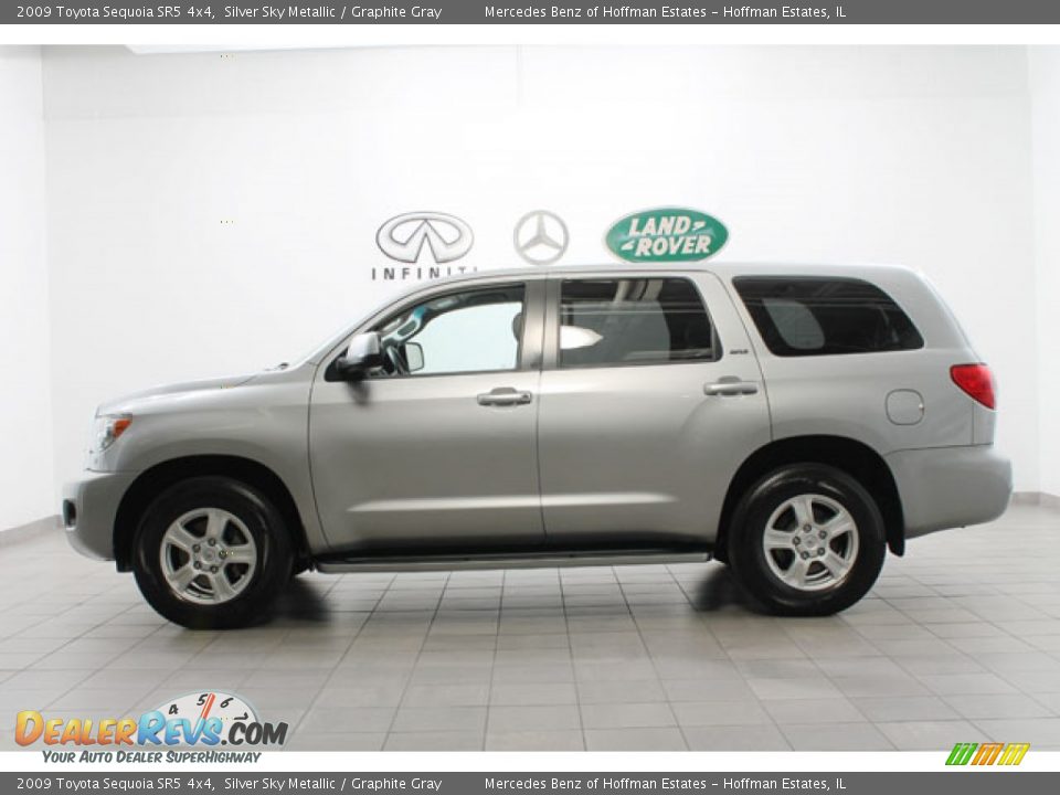 2009 Toyota Sequoia SR5 4x4 Silver Sky Metallic / Graphite Gray Photo #2