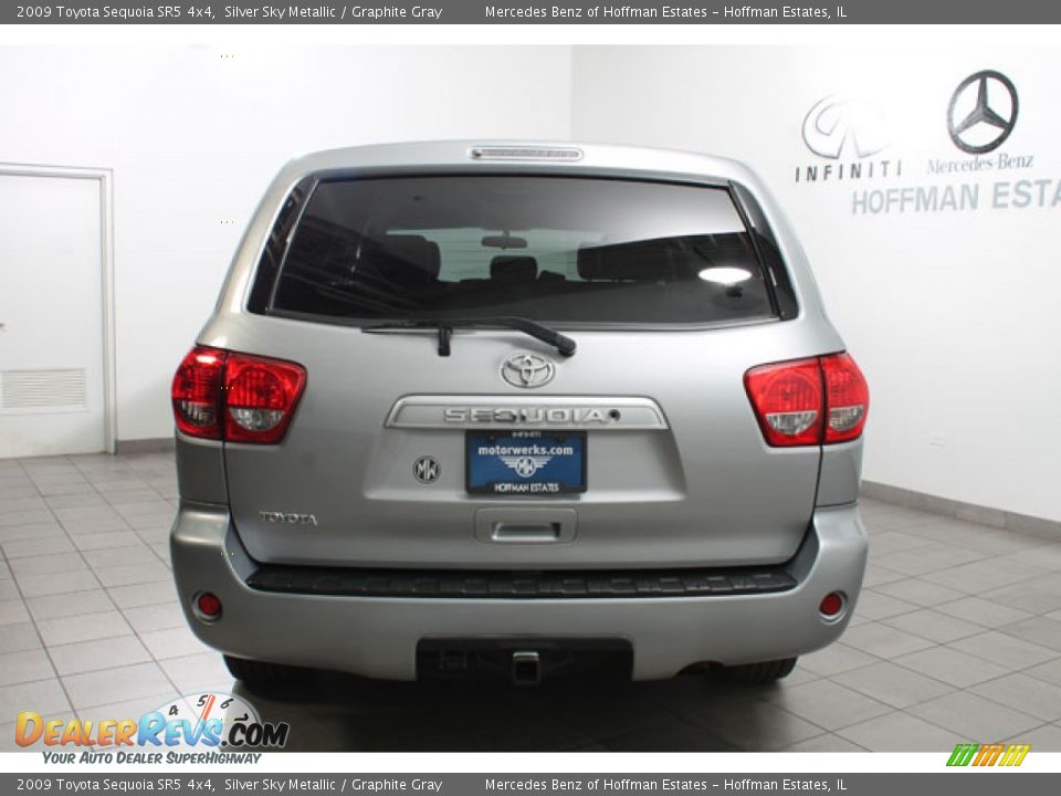 2009 Toyota Sequoia SR5 4x4 Silver Sky Metallic / Graphite Gray Photo #4