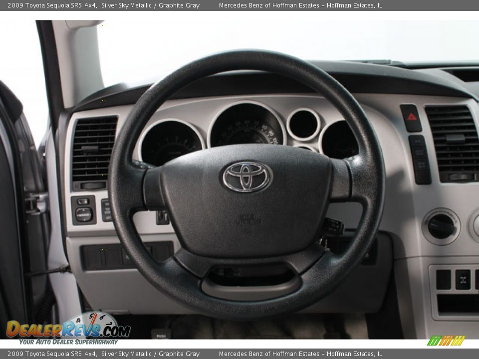2009 Toyota Sequoia SR5 4x4 Silver Sky Metallic / Graphite Gray Photo #7