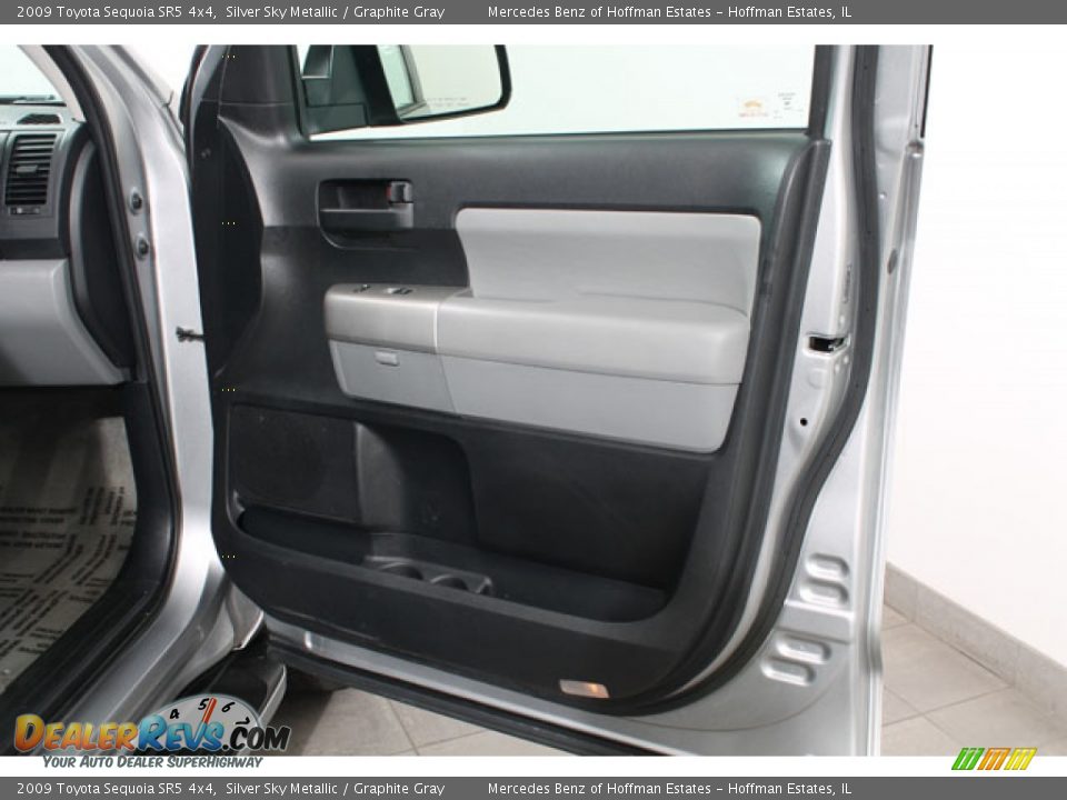 2009 Toyota Sequoia SR5 4x4 Silver Sky Metallic / Graphite Gray Photo #13