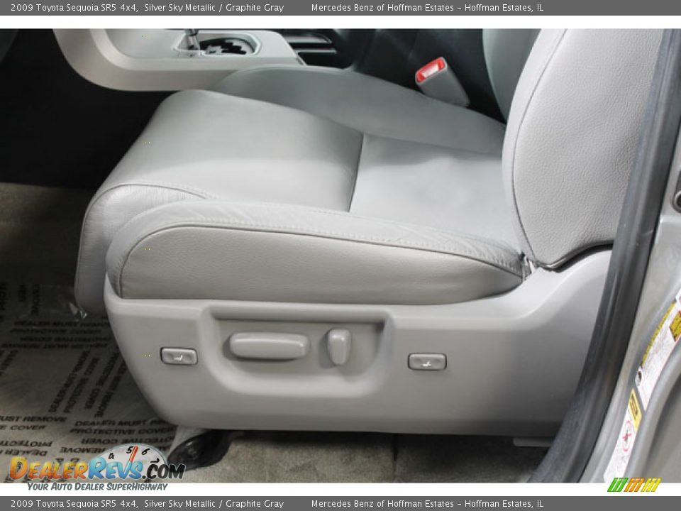 2009 Toyota Sequoia SR5 4x4 Silver Sky Metallic / Graphite Gray Photo #20