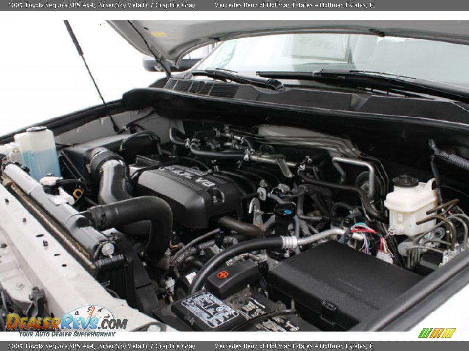 2009 Toyota Sequoia SR5 4x4 Silver Sky Metallic / Graphite Gray Photo #23