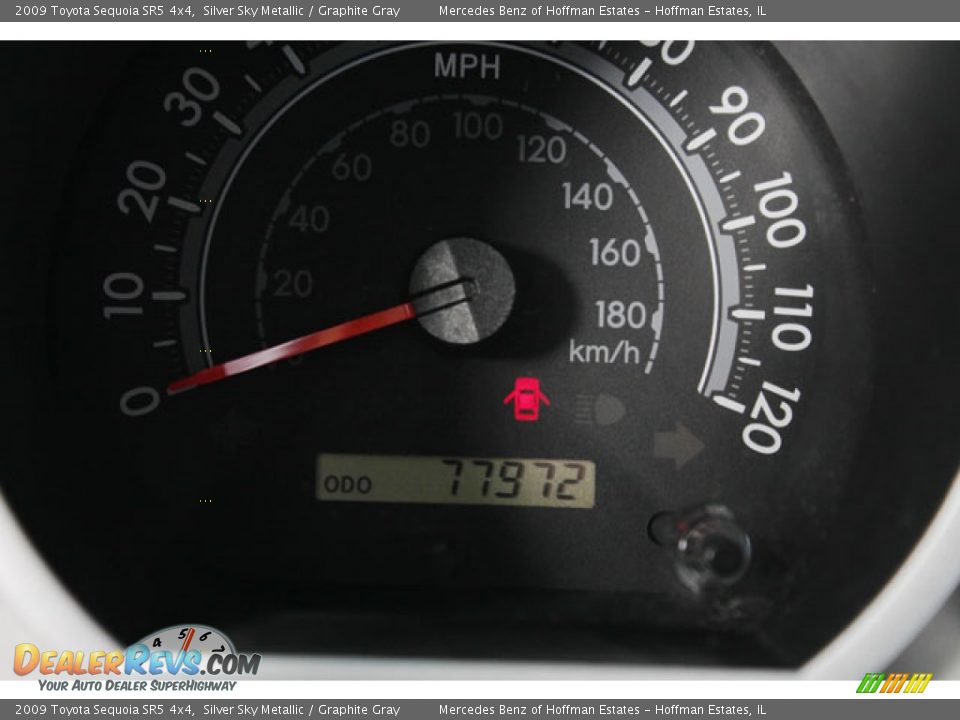 2009 Toyota Sequoia SR5 4x4 Silver Sky Metallic / Graphite Gray Photo #24