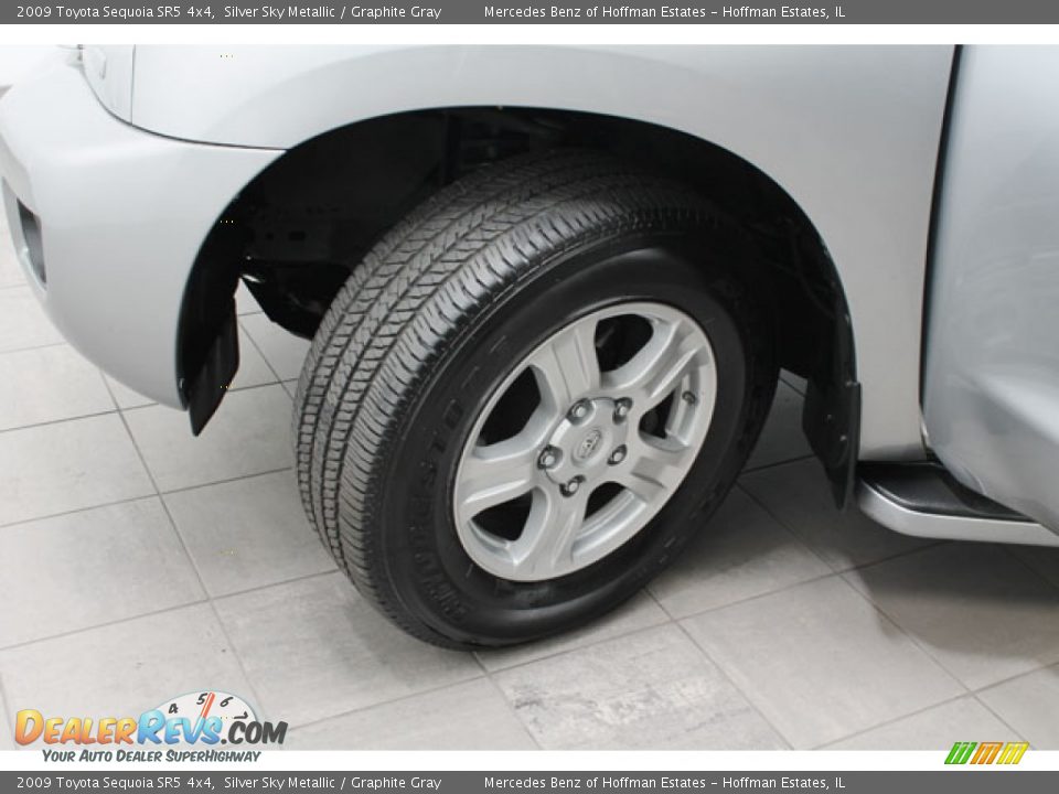 2009 Toyota Sequoia SR5 4x4 Silver Sky Metallic / Graphite Gray Photo #25