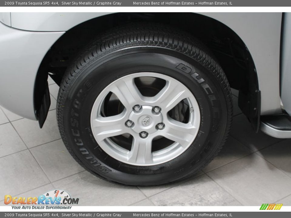 2009 Toyota Sequoia SR5 4x4 Silver Sky Metallic / Graphite Gray Photo #26